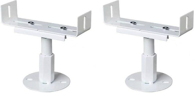 Höhenverstellbares Aluminium-Kühlkörper-Fußset in Weiß, Höhe: 16-21 cm - Bild 1