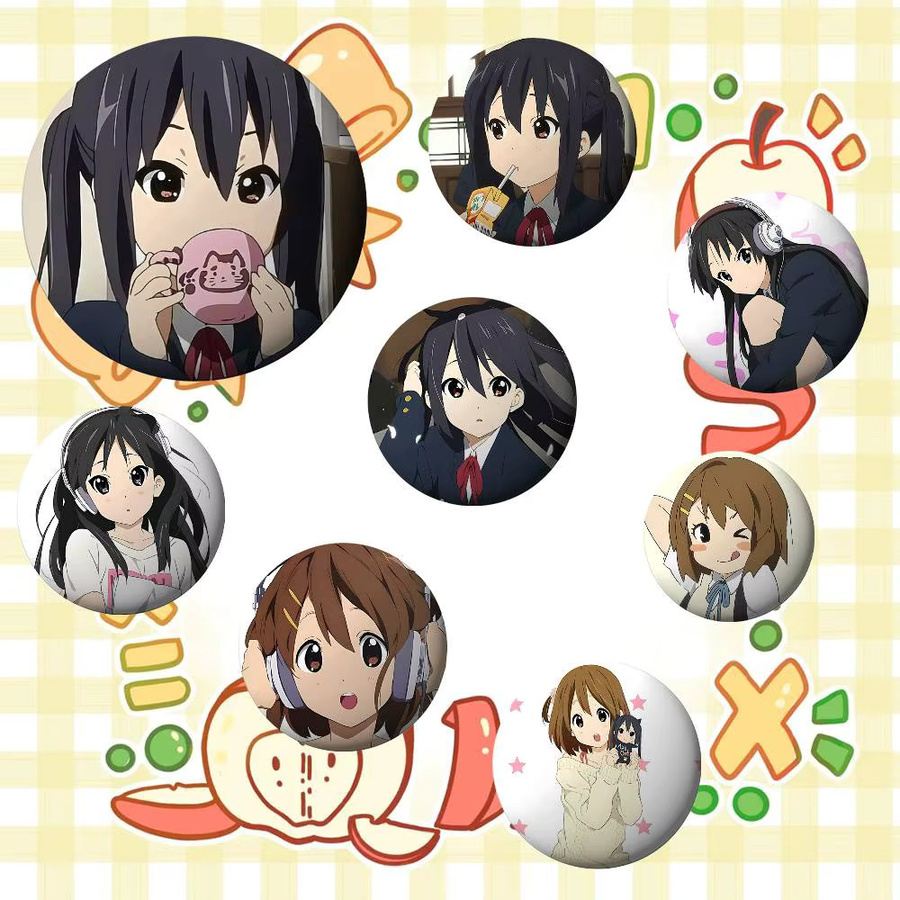 Bilibili Anstecknadel Anime K-ON, Metall, Bunt - Bild 6