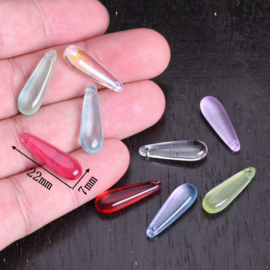 Siancolary Anhänger, Kristall, Violet, 22 x 7 mm - Bild 3