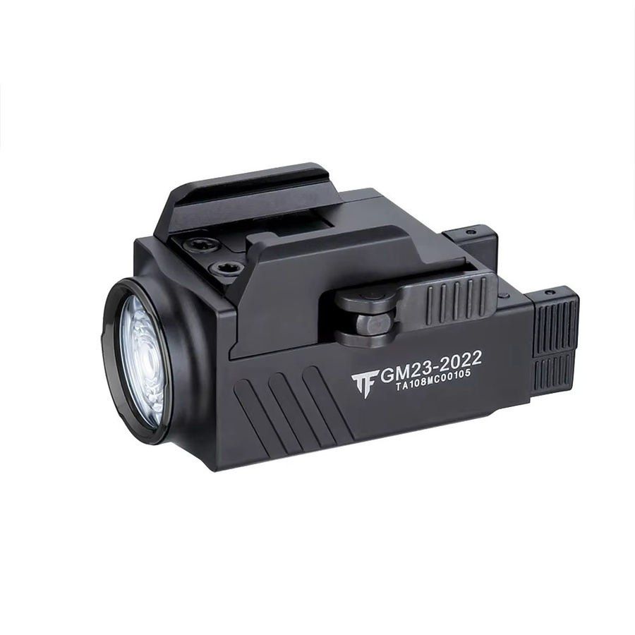Trustfire GM23 Taktische Pistolenlampe mit 800 Lumen Mini-LED-Licht, USB-aufladbare Taschenlampe in Schwarz - Bild 3