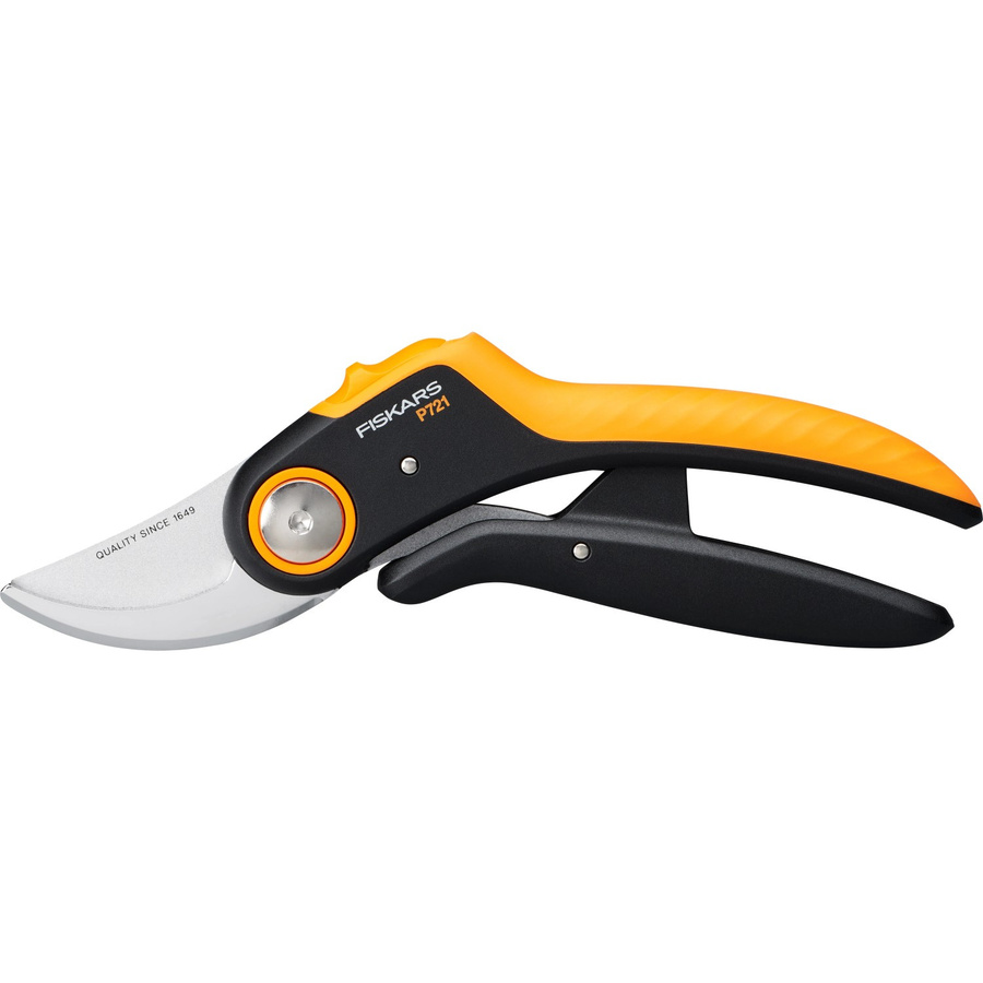 Fiskars Plus PowerLever Bypass Gartenschere P721 in Schwarz und Orange - Bild 4