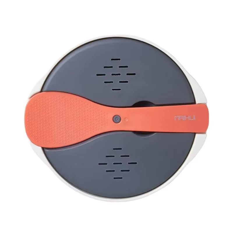 ATWFS Multifunktions Mikrowelle Reiskocher und Dampfgarer als tragbare Bento Lunch Box in Orange oder Weiß - Bild 2