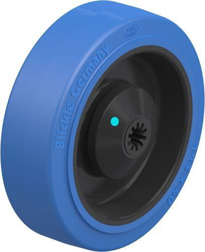 Blickle Kunststoff-Rad POEV 100/8KAD-SB in Blau und Schwarz mit 100 mm Durchmesser und 200 kg Tragfähigkeit - Bild 1