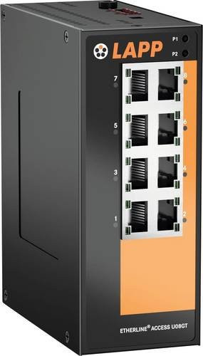 LAPP ETHERLINE ACCESS U08GT Industrial Ethernet Switch Schwarz - Bild 1