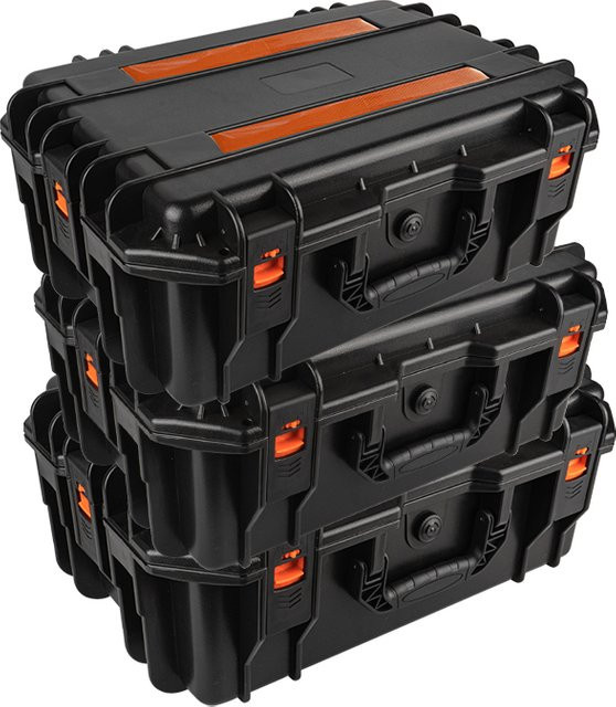 Segur Hartschalenkoffer Werkzeugkoffer mit Rollen in Schwarz B/T/H: 66,0 x 49,5 x 26,0 cm - Bild 1