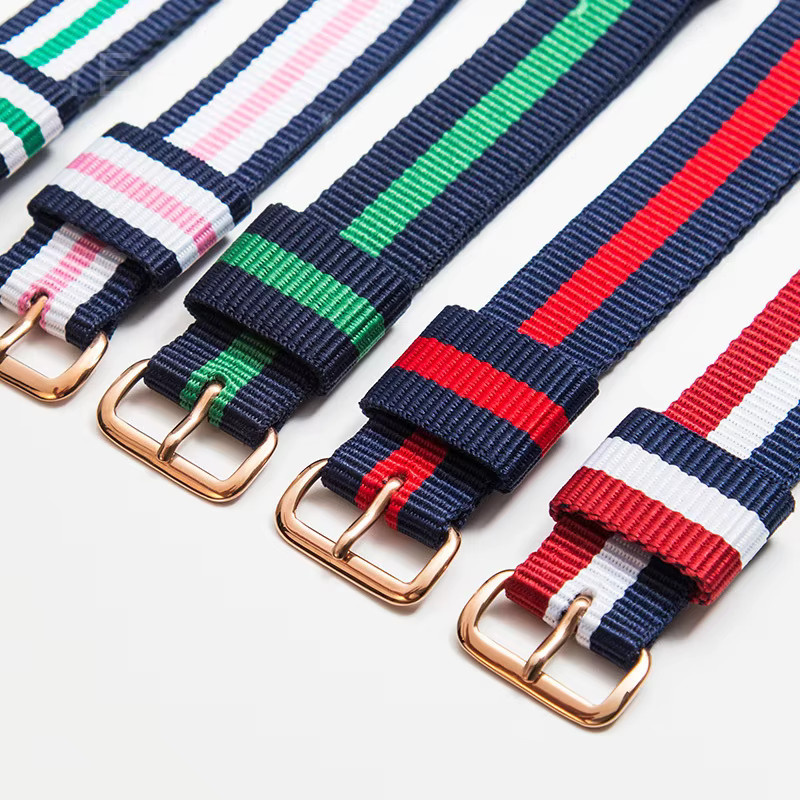 Daniel Wellington Uhrenarmband, Textil, Bunt, Damen, 18/20/22 mm - Bild 4