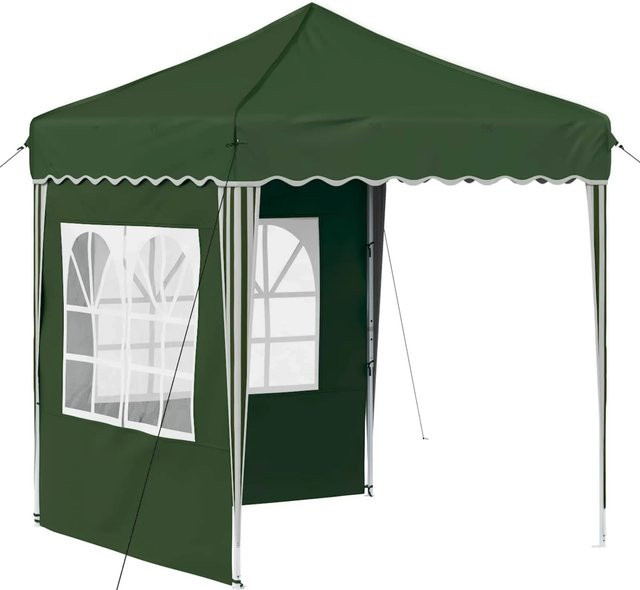 vidaXL Pop-up Partyzelt Grün B/T/H: 195 x 195 x 245 cm aus Oxford-Stoff - Bild 1