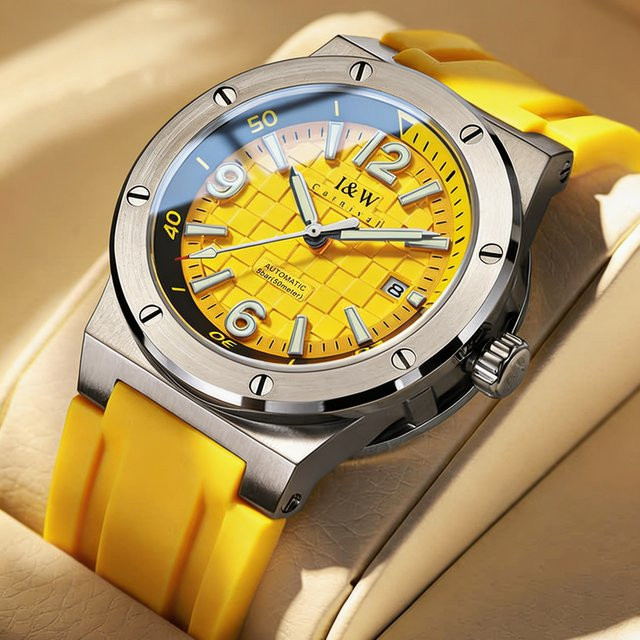 Carnival Brand Armbanduhr Automatik, Edelstahl, Saphirglas, Herren - Bild 1