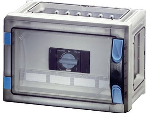 Hensel FP 5103 Lastschalter Verteilungskasten Wandmontage Grau Transparent aus Kunststoff - Bild 1