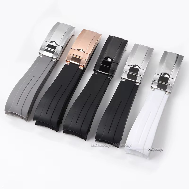 HQstrap Uhrenarmband Silikon, Schwarz, Unisex - Bild 2