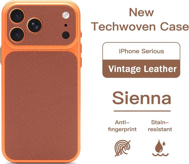 RPKKS Business Leder Magnethülle mit Rautenmuster für iPhone Pro Max in Purple, stoßfeste Retro-Schutzhülle - Bild 1