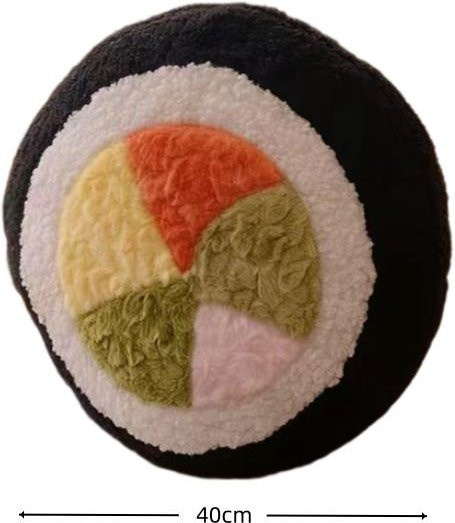 Binchi Fitness Kawaii Sushi-Thema Zylindrisches Schlafkissen, Plüschtier, ab 14 Jahren - Bild 1