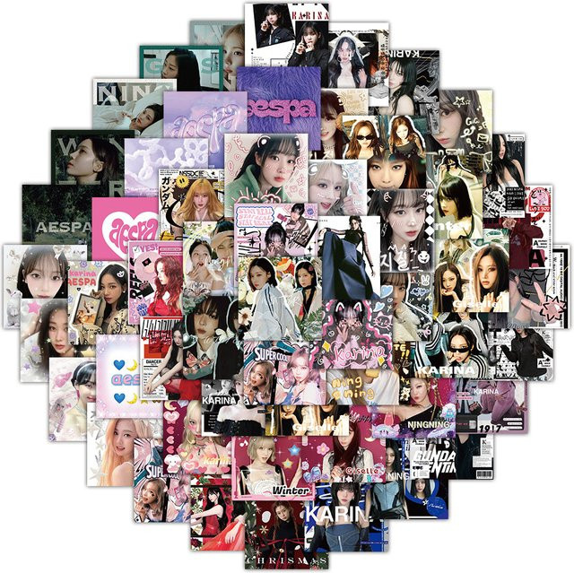 ZHUOHUA Kpop Star Idol Aufkleber, 10-60-teiliges Set - Bild 1