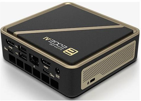 Sapphire EDGE AI 340 Barebone mit AMD Ryzen AI 5 340, AMD Radeon 840M, Schwarz-Gold - Bild 2