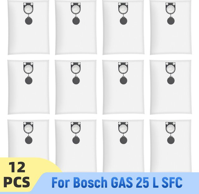 Bosch Staubsaugerbeutel für GAS 25 L SFC Professional und Metabo ASA, 50 Stück - Bild 1