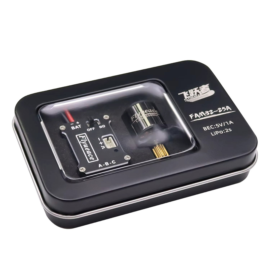 FACSNY TRX4M 25A ESC 1212 3500KV Außenrotor-Brushless-Motor-Kombination, Zubehör, Metall, Schwarz - Bild 4