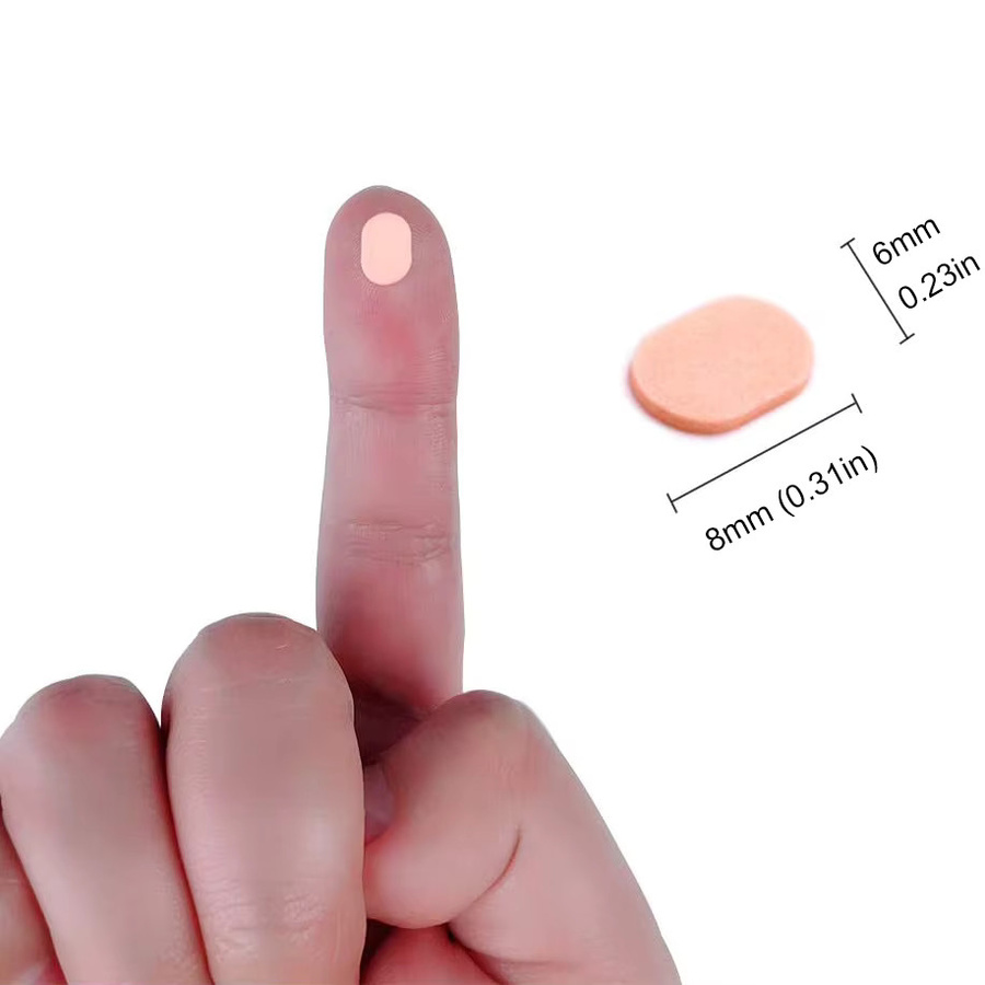 OOLVS Nasenpads Schaumstoff, beige, 32 Paar - Bild 4