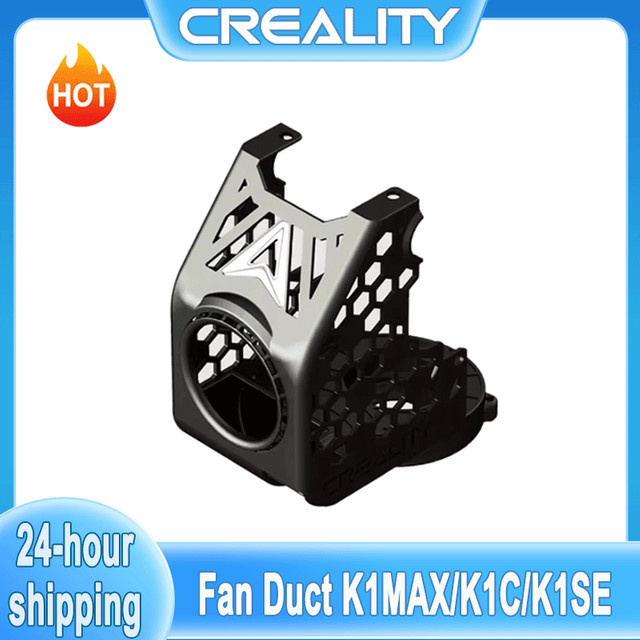 Creality BEN2C NAUTILUS K1 MAX Lüfterkanal 360 Grad runder Kühlventilator-Kanal in Schwarz für K1 Max, K1C und K1 SE 3D-Drucker Zubehör - Bild 1