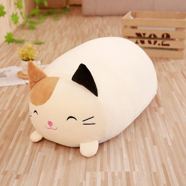 BC Pet Supplies Plüschkissen, Tiere, Weiß, 30cm - Bild 1