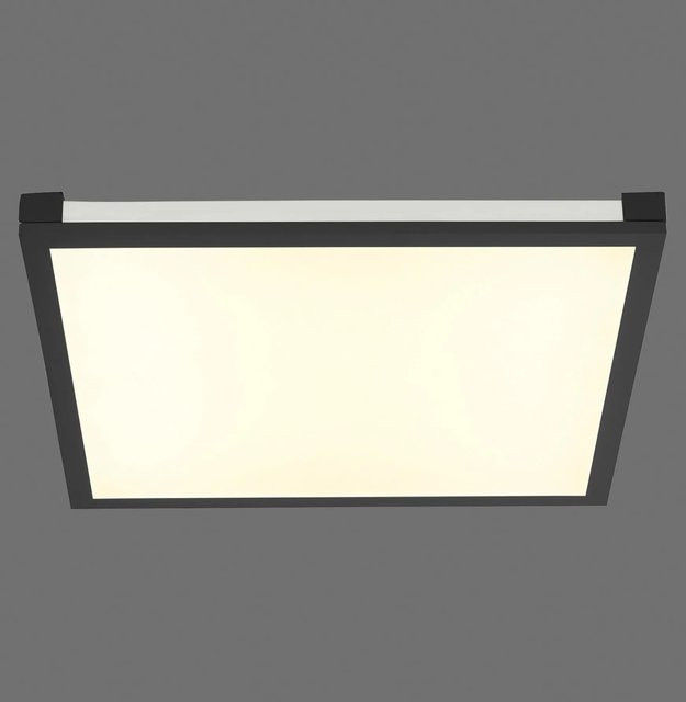 Just Light LED-Deckenleuchte Mario Schwarz aus Metall und Kunststoff, B/T/H: 45 x 45 x 7,1 cm - Bild 3
