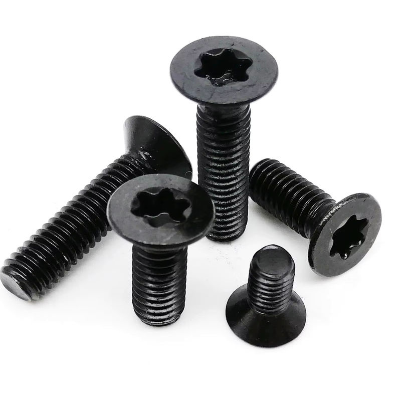 SCREWHOME Six Lobe Torx Flachsenkkopfschrauben Sortiment Set aus 304 Edelstahl in Schwarz, Mix M2 bis M5 - Bild 3