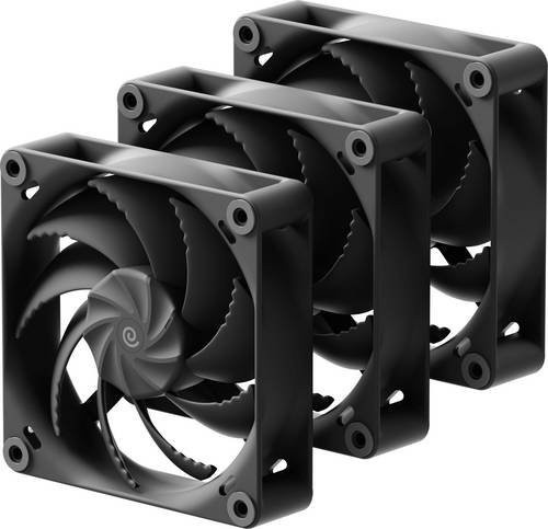 HAVN H12 PWM PC-Gehäuse-Lüfter 3er Pack Schwarz B/H/T: 120 x 30 x 120 mm - Bild 1