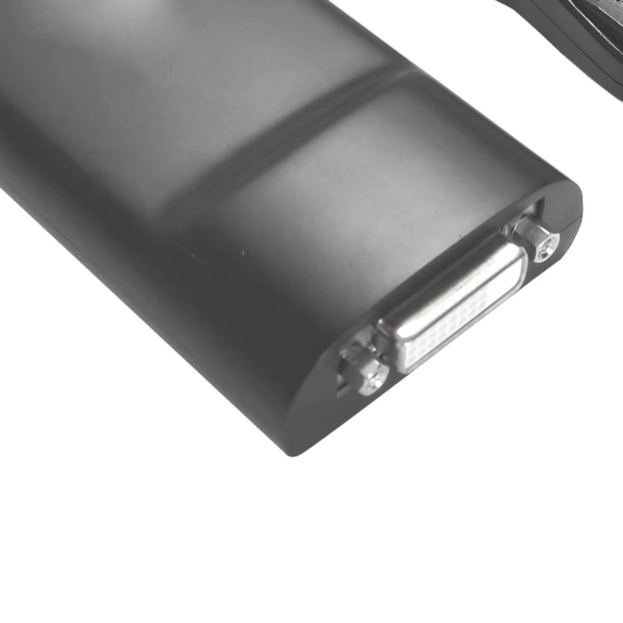 HDmatters DisplayPort zu DVI-D Dual Link Adapter, Aktiver Konverter DP 1.2 auf DVI, Schwarz - Bild 3