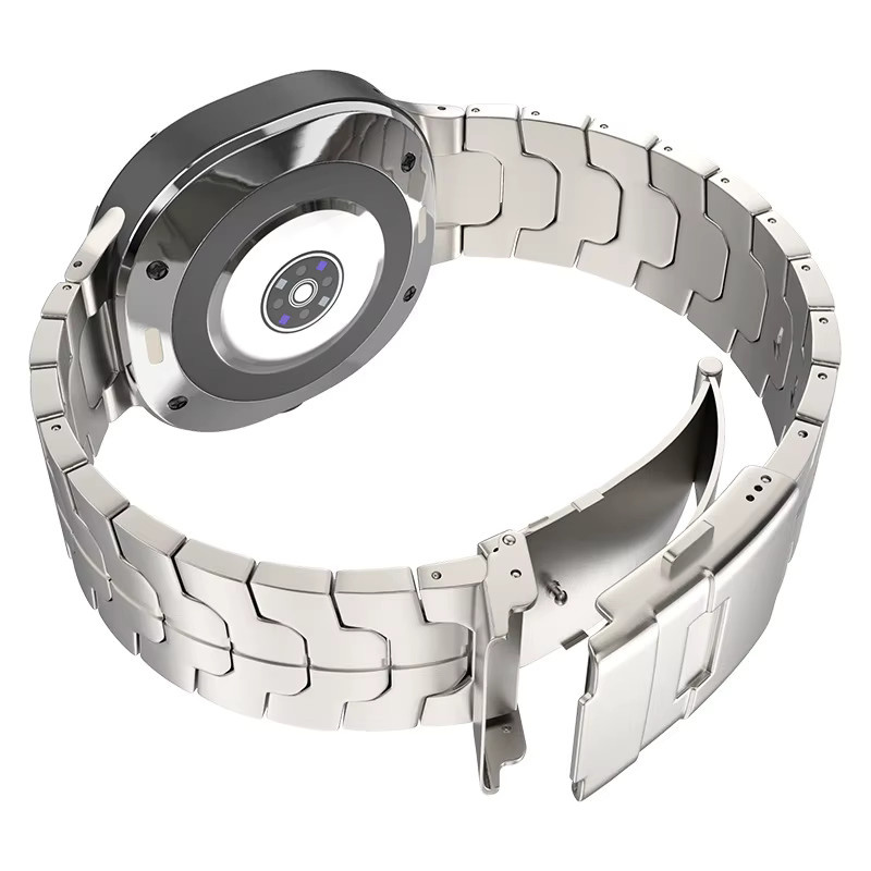 jansin Uhrenarmband Edelstahl, Silber, Herren - Bild 2