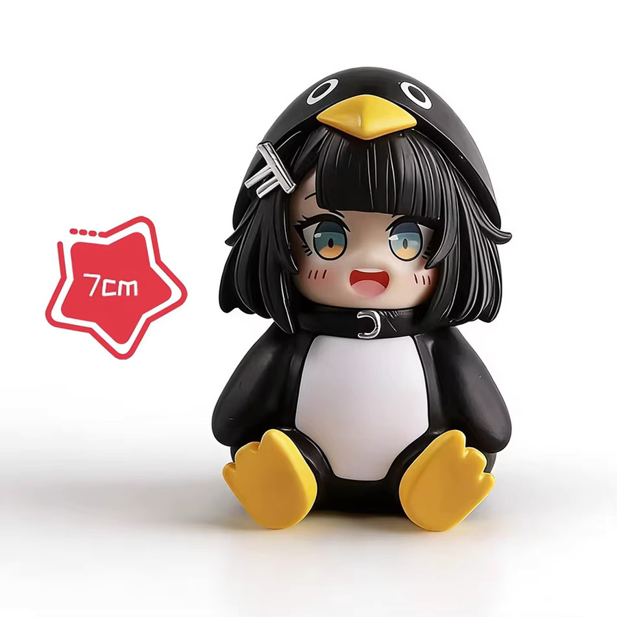 Gugugaga Kleiner Pinguin-Verwaltungsbeamter, PVC-Figur, Einzelfigur - Bild 5