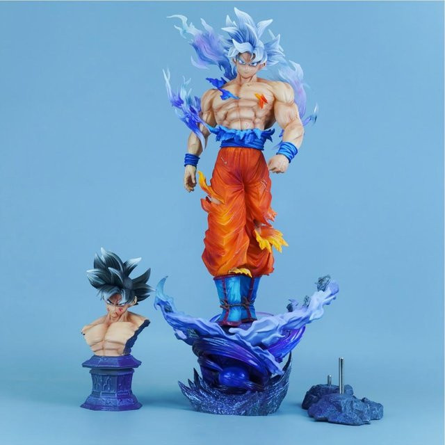 Yiran toy 1 Dragon Ball Ultra Instinct Goku Actionfiguren PVC Statue - Bild 1