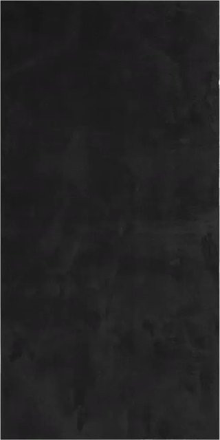 vidaXL Teppich Huarte Kurzflor in Schwarz, weich, waschbar und rutschfest, B: 100 cm, L: 200 cm - Bild 1