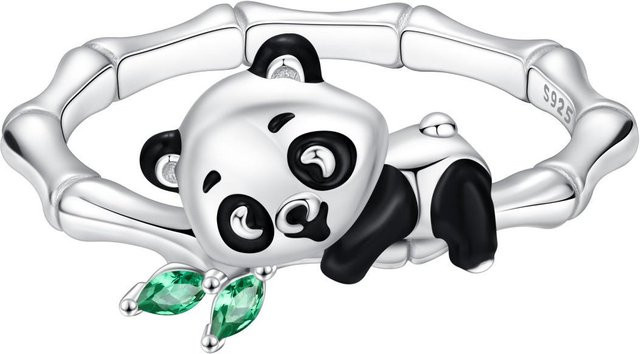 Orstarry Silberring Panda, 925 Silber, Zirkonia, Damen - Bild 1