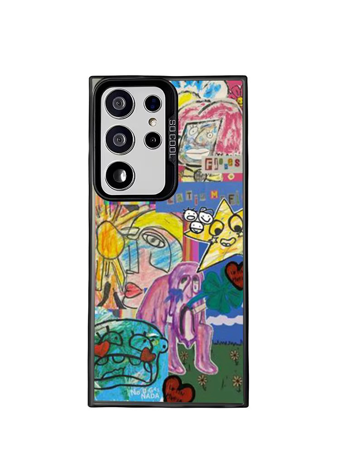 LATIN MAFIA Silikon Handyhülle für Samsung Galaxy S25 Edge S24 S23 S22 S21 S20 Ultra in Bunt und Silber - Bild 5