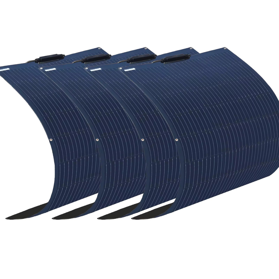 Flexibles Solarpanel xinpuguang für 12V und 24V Batteriesysteme, Leistungsstufen 150W bis 600W, ideal für Wohnmobile, Boote und Heimdach-Anwendungen - Bild 5