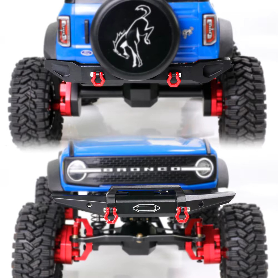 Traxxas TRX4M Metall-Vorder- und Hinterstoßstange mit Abschlepphaken, 1:18, Zubehör - Bild 3