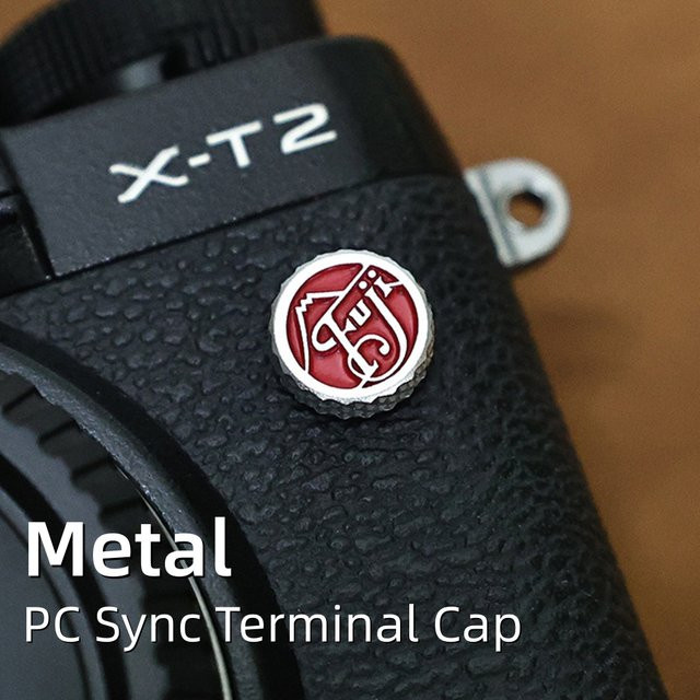 Fujifilm Metall Blitz-PC-Sync-Anschlusskappe Staubschutzabdeckung für X-T4 und weitere Modelle - Bild 1