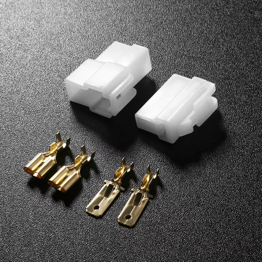 LAIMANEI T-Typ Stromanschluss-Stecker für VHF/UHF 2-Pin Funkgeräte als Stecker-Buchse-Verbinder Walkie-Talkie Zubehör für Kenwood Yaesu Icom - Bild 3
