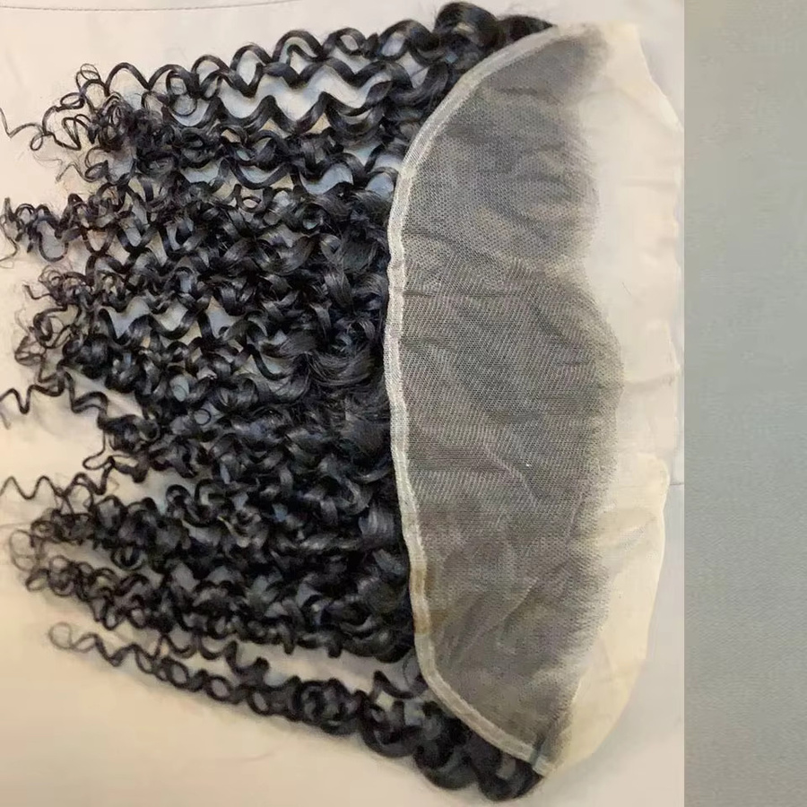 Melt Skin Pixie Curly Echthaar Lace Closure, 4x4 Schweizer Spitze, federnd gelockt - Bild 4