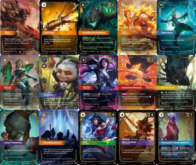 Bandai League Of Legends Sammelkarten, TCG, Bunt / Mehrfarbig - Bild 1