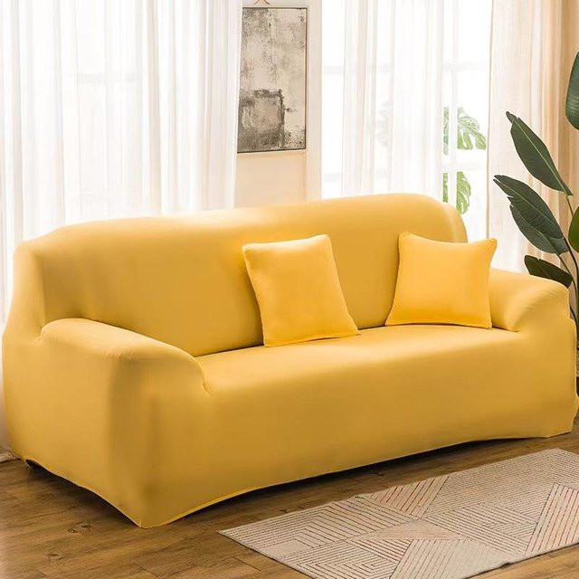 DZQ Elastischer Sofabezug aus Polyester als Schonbezug für Sessel und Couch, Breite: 90-140 cm - Bild 1
