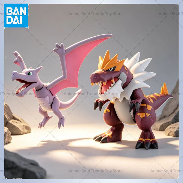 Bandai Pokémon Plamo Fossil Tyrantrum Aerodactyl, Actionfigur, Montagemodell - Bild 1