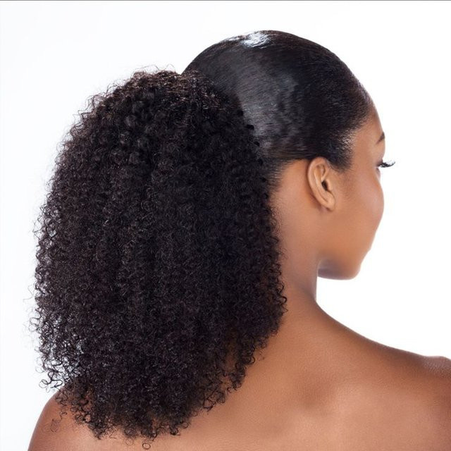 Tomiyaa Remy Echthaarverlängerungen, Afro Kinky Curly, Unisex - Bild 1