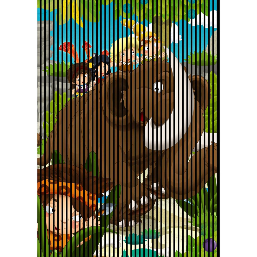 FN Acustico Akustikplatte Mammuts 1 in Bunt aus PET und MDF, H x B x T: 2.400 x 1.693 x 19 mm - Bild 2