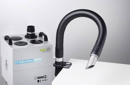 Weller Lötrauchabsaugung Zero Smog 4V Kit in Grau mit 1 Düse, 230 V/AC, 175 W und 230 m³/h - Bild 1