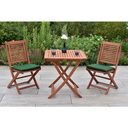 MERXX Gartenmöbel-Diningset Cordoba aus Eukalyptusholz, 3-teilig, braun - Bild 2
