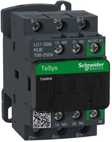Schneider Electric LC1D09KUE Leistungsschütz in Grau - Bild 1