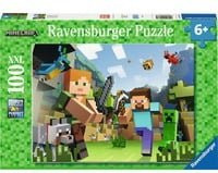 Ravensburger Minecraft Kinderpuzzle Steve und Alex