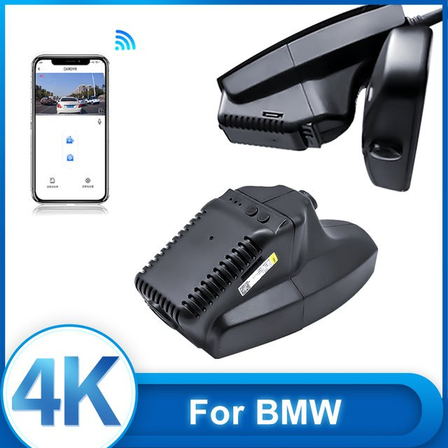 HESHECAM 4K WLAN Dashcam Videorekorder für BMW E46 E90 E91 E92 E30 E60 F10 E39 E34 E36 X1 E84 X5 E70 E53 E87 in Schwarz - Bild 1