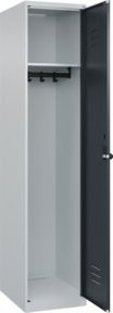C+P Spind Classic PLUS Spind mit 1 Abteil in Anthrazit und Grau, H x B x T: 185 x 40 x 50 cm, mit Sicherheits-Drehriegel und Einbrennbeschichtung - Bild 1