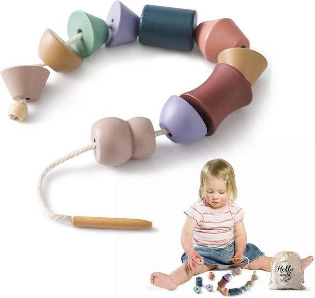 Binchi Outdoor Product Pilzbausteine, Lernspielzeug, 11-teiliges Set, ab 0 Jahre - Bild 1